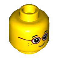 Lego hlava, žlutá (6153341)